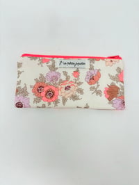 Image 1 of Pochette de transport LA SOLAIRE Liberty Madelaine corail fluo