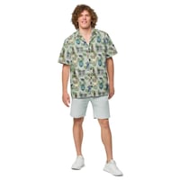 Image 1 of Grey Haunted Mansion Hawaiian Shirt