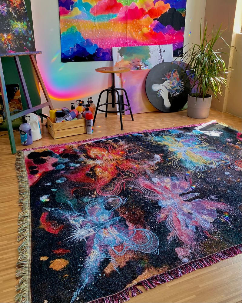 Image of COSMOGYRAL ✧ Woven Blanket