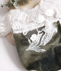 Image 2 of Newborn girls bodysuit Hariette | khaki