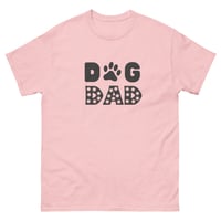 Image 7 of Unisex classic tee,  Dog Dad T-Shirt | Paw Print Dog Lover Graphic Tee
