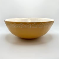 Image 1 of Yellow Flower Ceramic Bowl