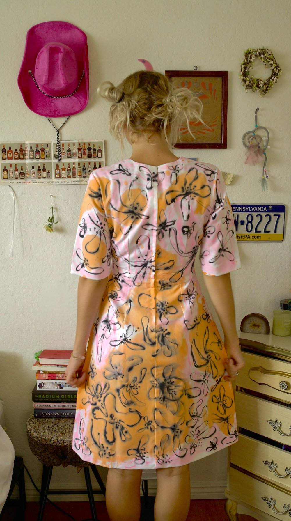 RETRO FLOWER DRESS