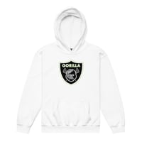 Image 1 of Youth White Classic Hooded Sweatshirt