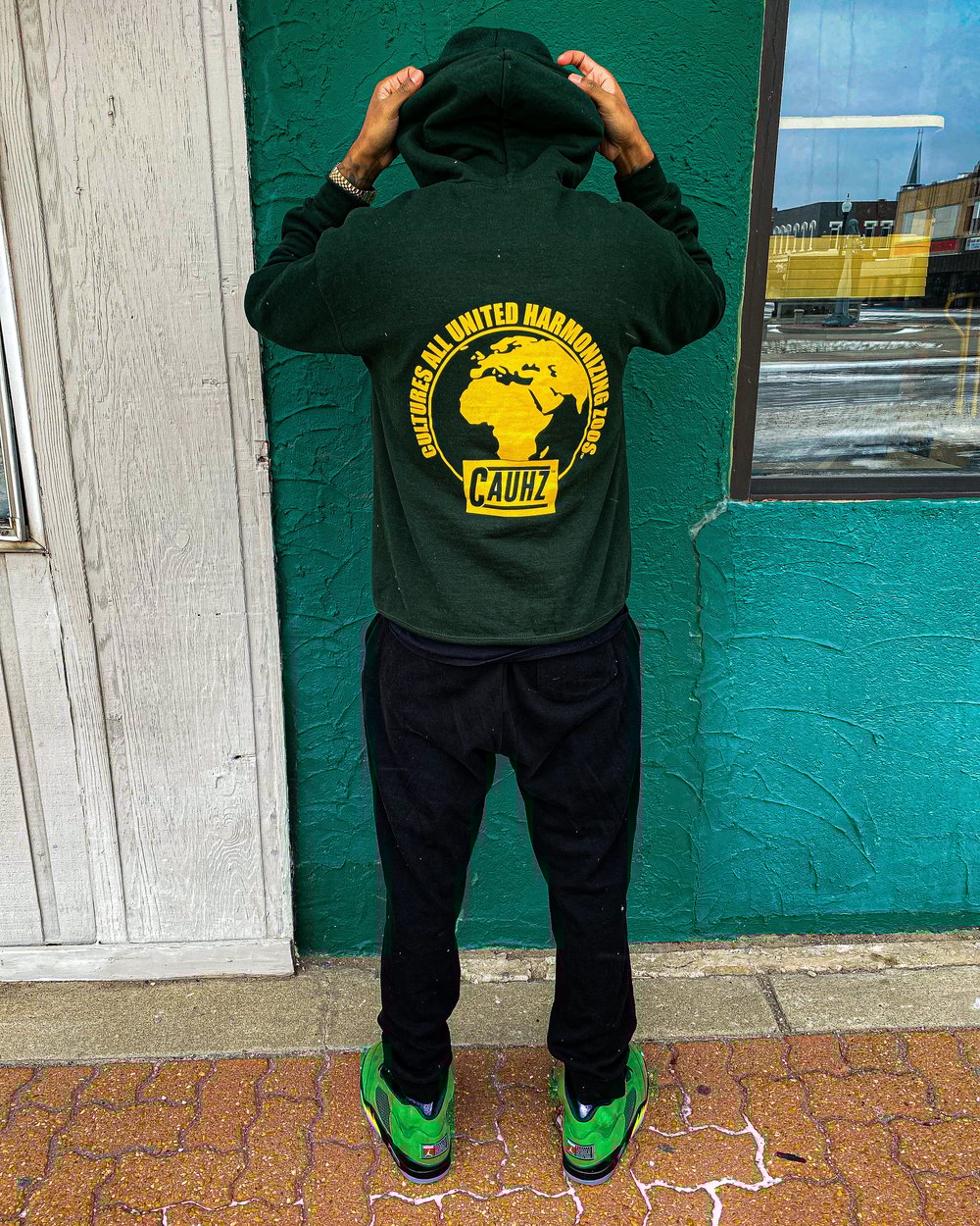 Cauhz™️ Global Hoodie Forest Green