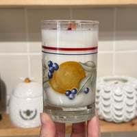 Image 1 of cucumber melon scented fruit candle