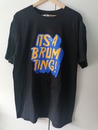 Image 1 of TFA "IT'S A BRUM TING" Black TShirt  Graffiti Style