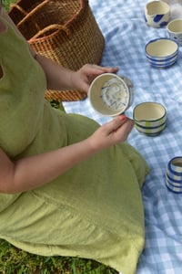 Image 3 of "Beach, My Muse" Shortie Mug 8 in Blueberry Jam