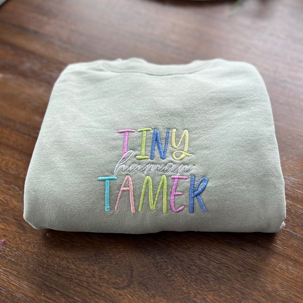 Image of Tiny human tamer crewneck