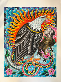 Holy Eagle original painting 