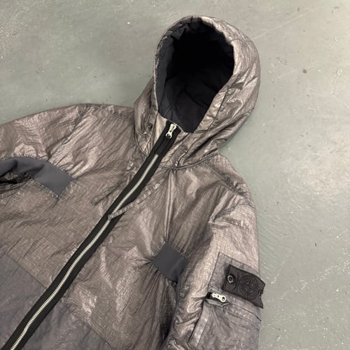 Image of AW2019 Stone Island Shadow Project Dual Grid Nylon Parker, size large