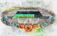 Image 2 of Celtic Park Watercolour Limited Edition