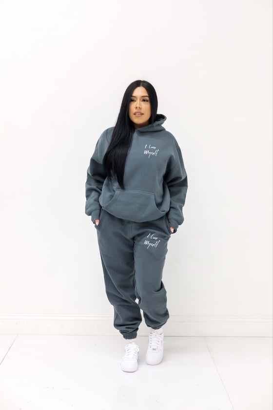 Image of Space Blue Heavyweight ILoveMyself Sweatsuit