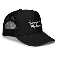 Image 1 of WOMEN IN MEDICINE ON FOAM TRUCKER HAT 