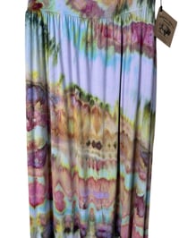 Image 4 of S Jersey Knit Long Sundress in Earthy Agate Ice Dye