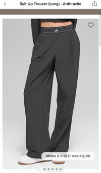 Trouser pants anthracite