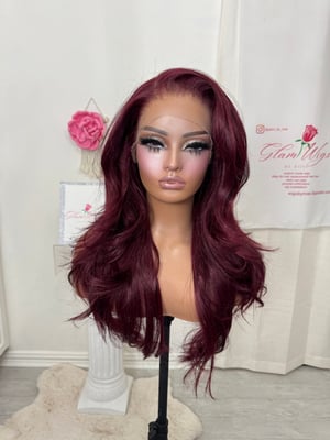 Image of Burgundy free part luxury (ready to ship) 