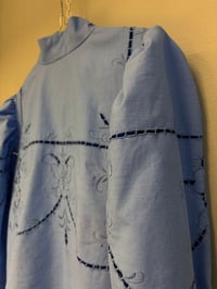 Image 9 of Blue puff sleeve (L)