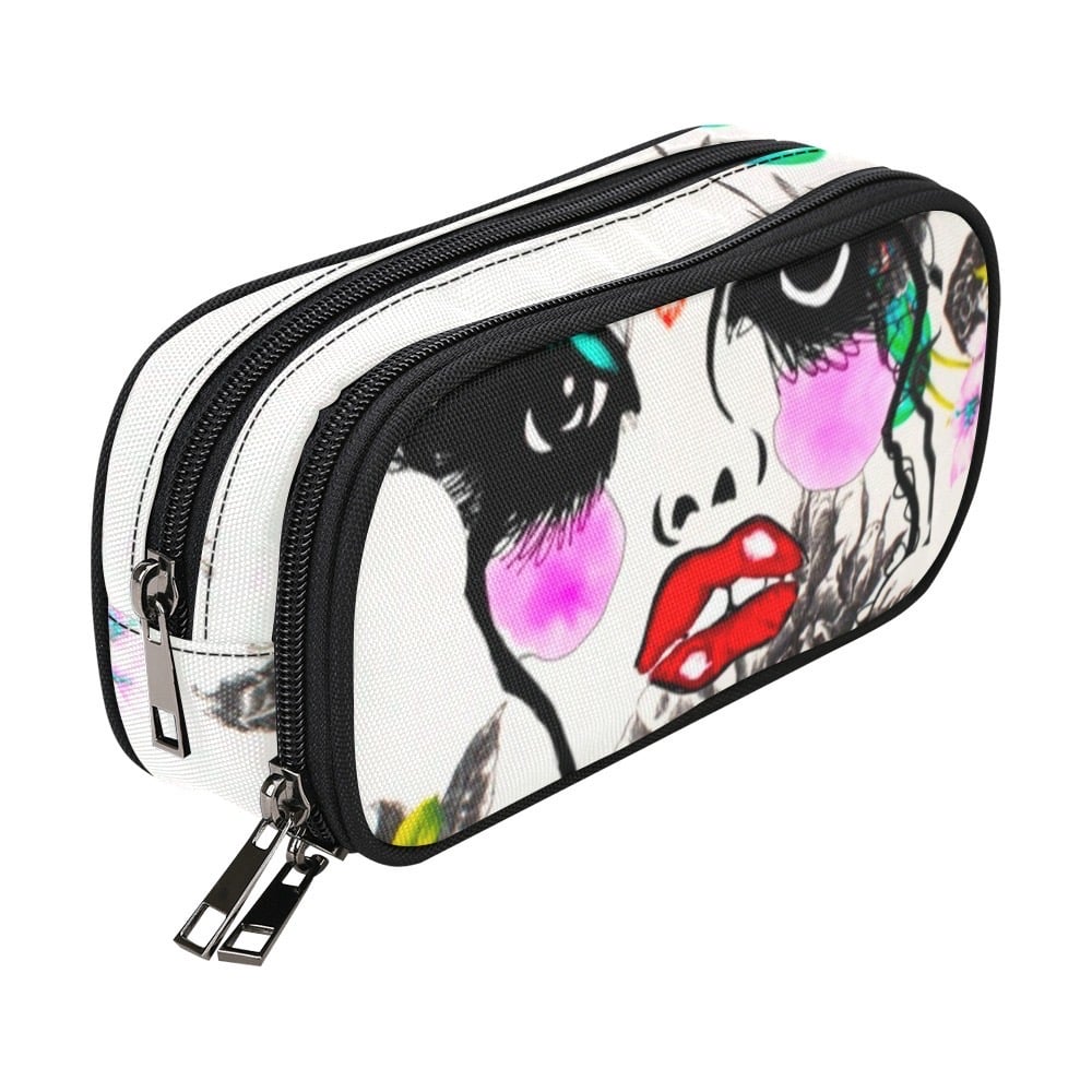Image of FLORAL FACE LIPSTICK POUCH