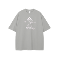 Image 1 of Homebody Tee (Light Gray)