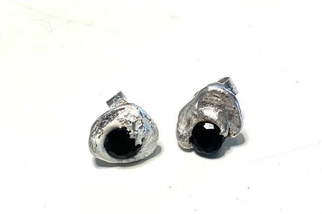 Silver embedded studs