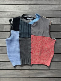 Image 1 of RECYCLED PATCHWORK VEST 6