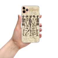 Image 2 of Gothic Aesthetic Detailed Human Skeleton Anatomy Illustration Clear Case for iPhone®