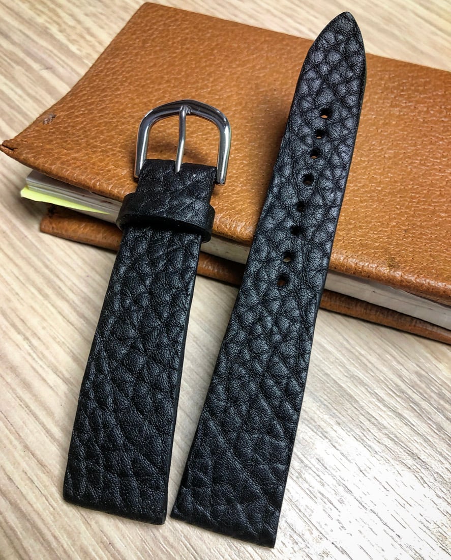 Image of Shrunken Black Bison Watch Strap