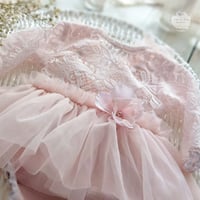 Image 2 of Newborn body-dress - Milana - baby pink
