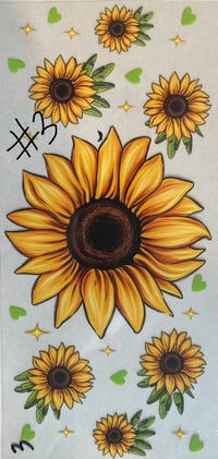 Image 3 of Sunflower decals