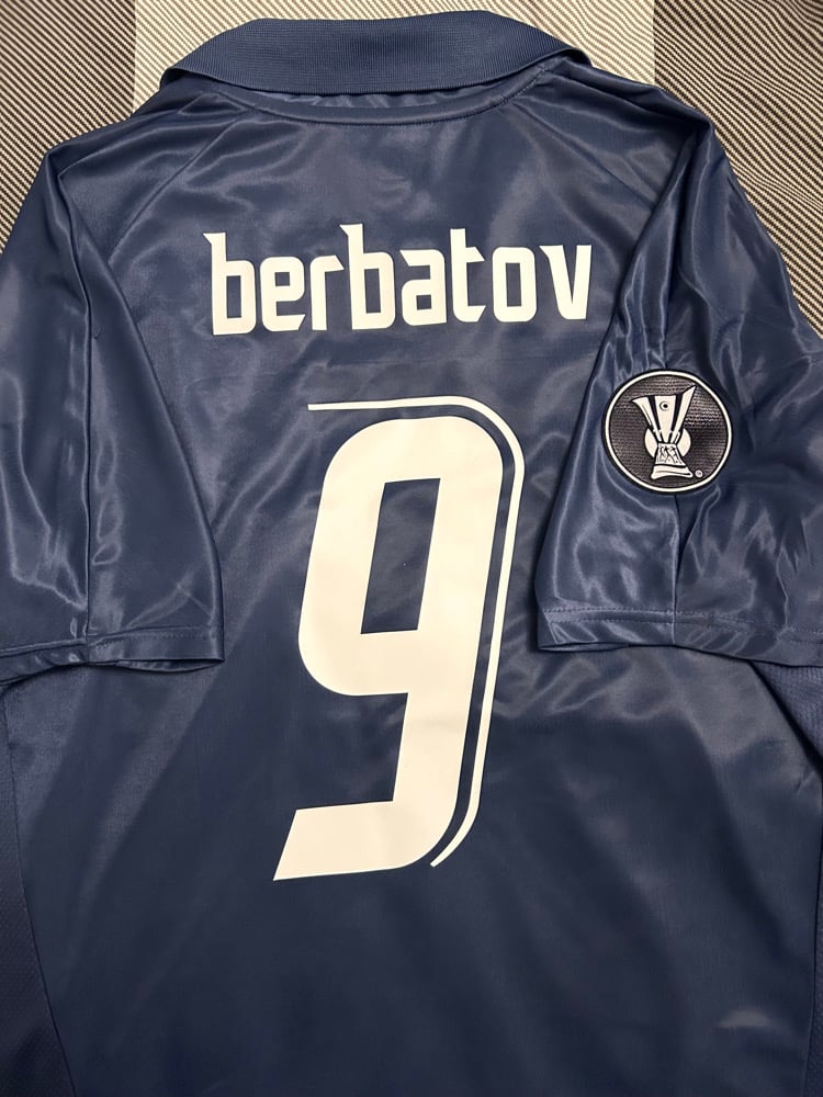 Image of  Tottenham Hotspur “BERBATOV 9” Away Shirt + UEFA patch (L)