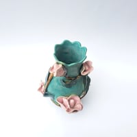 Image 4 of Rose vase (green)