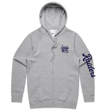 Image 1 of Raiders Zip-Up Hoodie (Grey)