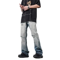 Image 2 of Custom Streetwear Stock Baggy Designer Manufacturer Ripped Quality Fashion Jeans