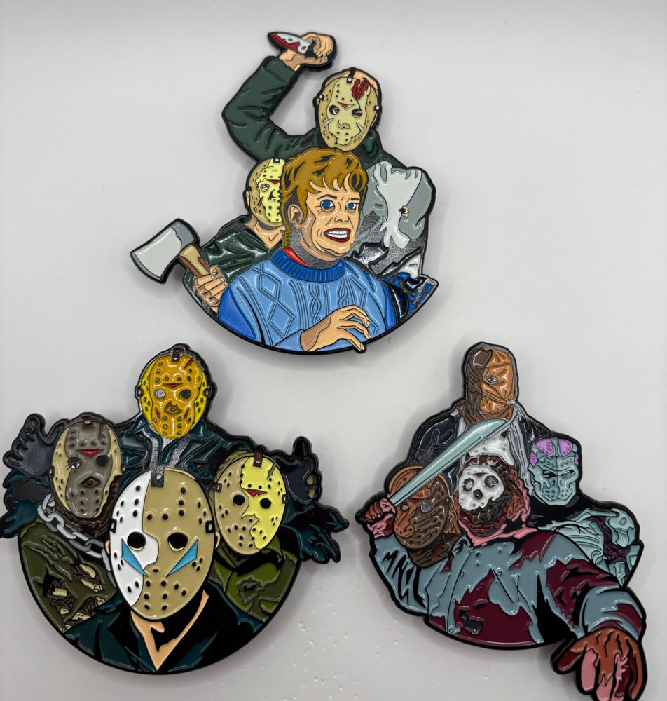 Image of PIN BUNDLE: FRIDAY THE 13TH! 