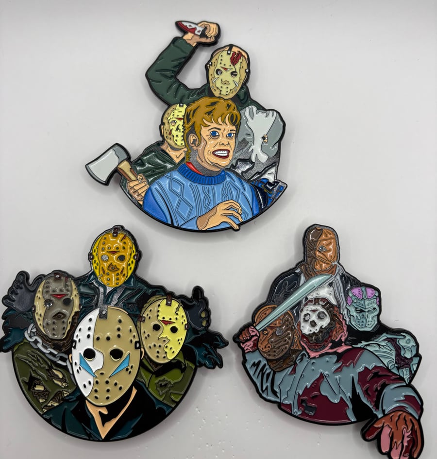 Image of PIN BUNDLE: FRIDAY THE 13TH! 