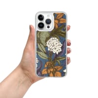 Image 25 of Art Nouveau Inspired Blue, Orange and White Boho Hippie Floral Sketch Clear Case for iPhone®