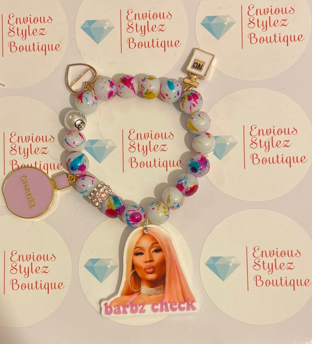 Image of Nicki minaj beaded bracelet 