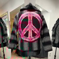 Image 3 of TieDye Peace Sign Baja