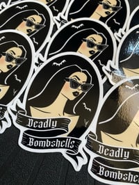 Deadly Bombshells Ghoul Babe- Laminated Sticker