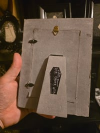Image 3 of 1800’s biblical Ghost with preserved spider web -large ornate black rose
