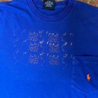 Image 1 of little guys blue medium t shirt // lu + ian collab