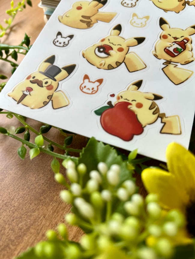 Chonk-a-chu Sticker Sheet