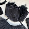 Black Swan inspired fancy dress corset