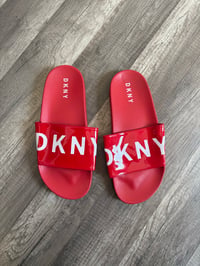 DKNY slides red