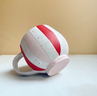 Image 1 of PREORDER// Circus Cup With Handle - Powder & Red