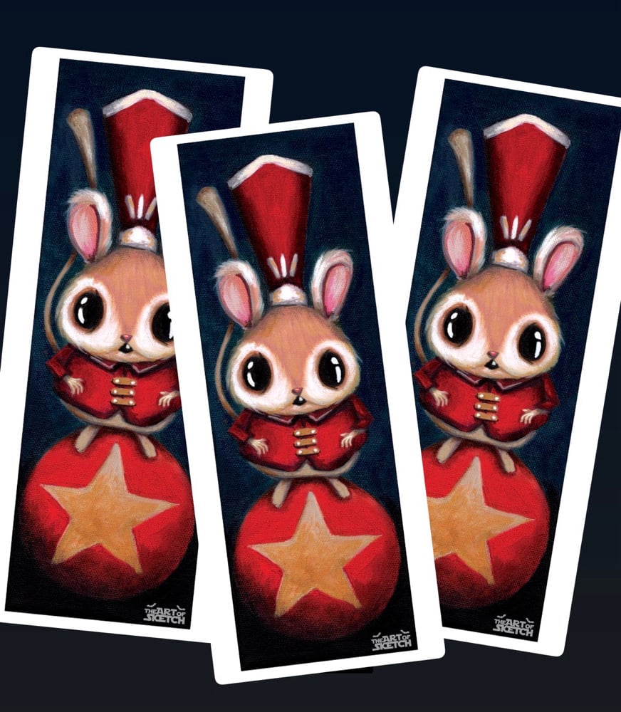 Image of Circus mouse print 6x12