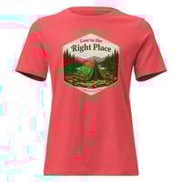 Image 5 of Women's Relaxed T-Shirt, Lost in the Right Place T-Shirt | Camping Explore Outdoor Graphic Tee