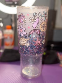 Image 7 of Snow Globe Tumblers (customizable made on live)