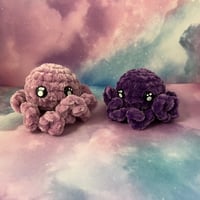 Image 3 of Crochet Palm Size Octopus Stuffie